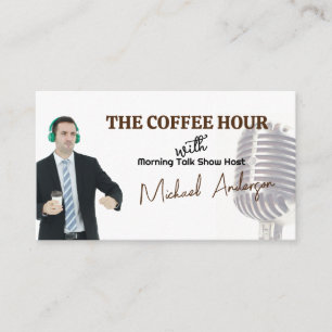 マイク Podcastトークショーホスト 名刺