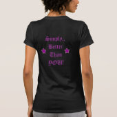 マイクMatixxレディースワイシャツ Tシャツ (裏面)