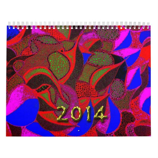 マイクPionusの元の芸術2014のカレンダー カレンダー (カバー)