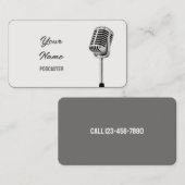 マイクPodcastラジオ 名刺 (正面/裏面)