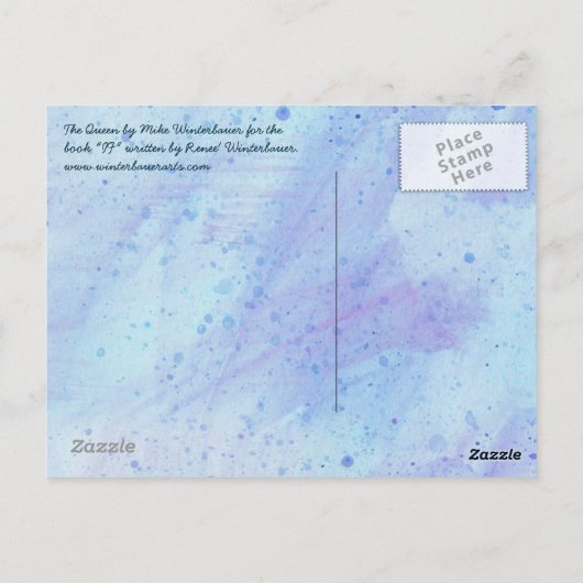 マイクWinterbauer著作の女王の郵便はがき ポストカード (裏面)