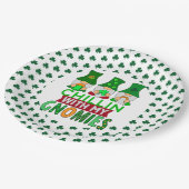 マイグノミーとチリンSt patricks dayラウンド ペーパープレート (アングル)