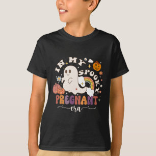 マイグ不気味レディーエラ幽霊ハロウィン妊娠中のモ Tシャツ
