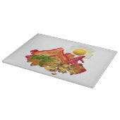 マイケチャップゴーンスクアチンforベーコンブレックファースト カッティングボード (角)