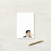 マイケルおもしろい・スコット叫ぶ神なしミーム ポストイット (デスク上)