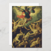 マイケルと落ちた天使たち 招待状 (正面/裏面)