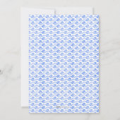 マイケルのための洗礼招待状2 招待状 (裏面)