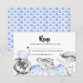 マイケルの返答カード 招待状 (正面/裏面)