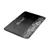 マイケル白黒バスルーム浴槽 バスマット (アングル)