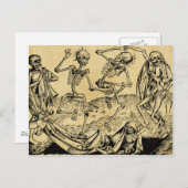 マイケル・ウォルゲムートによる死のダンス1493 ポストカード (正面/裏面)