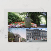 マイケル・コリンズ記念碑　ダブリンのご挨拶 ポストカード (正面/裏面)