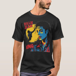 マイケル・ジャクソン ビリー・ジーン ポップの王様 ヴィンテージ ポスター Tシャツ