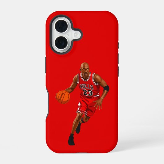 マイケル・ジョーダン iPhone 16ケース (裏面)