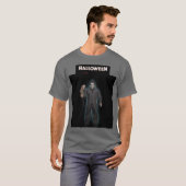 マイケル・マイヤーズのハロウィーンTシ男性へャツ Tシャツ (正面フル)