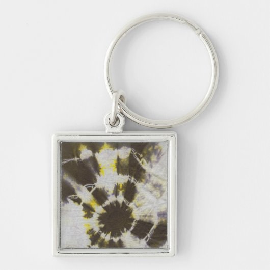 マイケル・モッファによるタイド・ダイ・コンポジション#2 キーホルダー (正面)