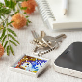 マイケル・モッファの「ポリクロモプティック #1B」 キーホルダー (側面)