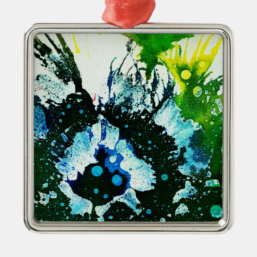 マイケル・モッファの「ポリクロモプティック #2C」 メタルオーナメント (正面)