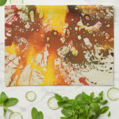 マイケル・モッファの「Polychromoptic #10」 キッチンタオル (折り畳み)