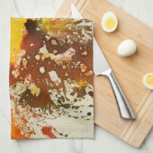 マイケル・モッファの「Polychromoptic #10」 キッチンタオル (四つ折り)