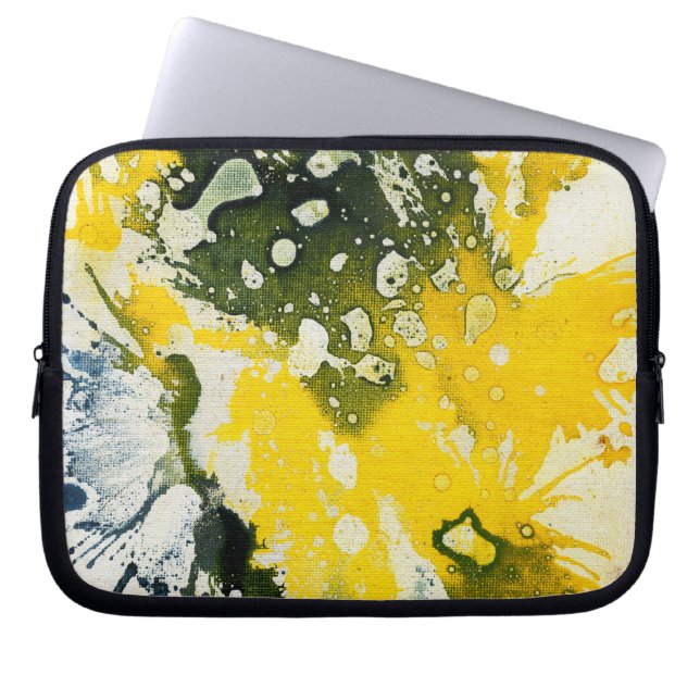 マイケル・モッファの「Polychromoptic #8」 ラップトップスリーブ (正面)