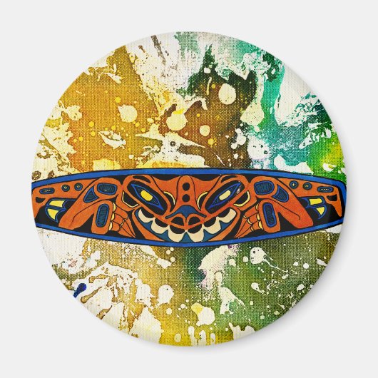 マイケル・モファによるアサバスカントテム マグネット (正面)