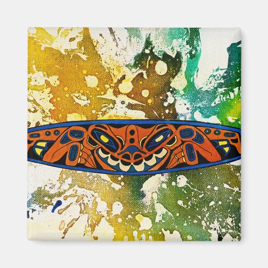 マイケル・モファによるアサバスカントテム マグネット (正面)