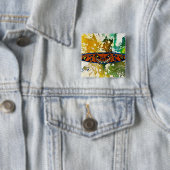 マイケル・モファによるアサバスカントテム 缶バッジ (インサイチュ)