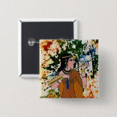 マイケル・モファのエジプトの魔女 缶バッジ (正面&裏面)