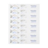 マイケル・ラップのまわりに住所 シール ラップアラウンドラベル (シート)