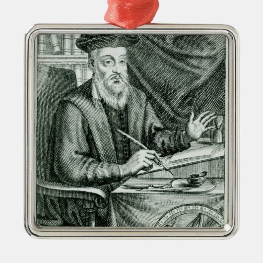 マイケルde Nostredame メタルオーナメント (正面)