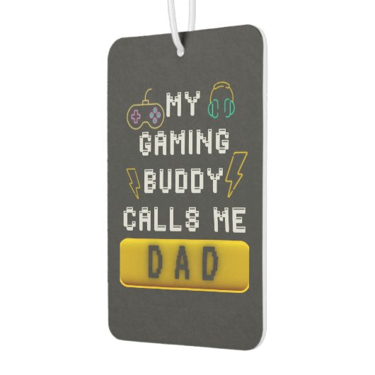 マイゲーミングバディがマイゲーマーパパおもしろいことわざ カーエアーフレッシュナー (左)