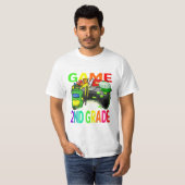 マイゲームで2年生のゲーム Tシャツ (正面フル)