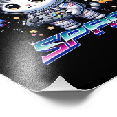 マイゲーム宇宙-かわいい宇宙猫 フォトプリント (角)
