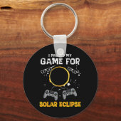 マイゲー太陽のムEclipse 2024ゲーマーメンズボーイズK キーホルダー (正面)