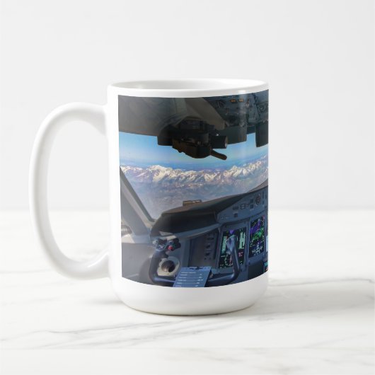 マイコックピットビューマグ コーヒーマグカップ (左)