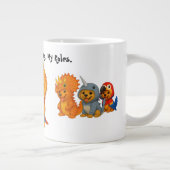 マイコーヒマイ集団マイルールマグおもしろい犬 ジャンボコーヒーマグカップ (右)