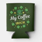 マイコーヒーもアイルランド語 – セントパトリックの日アイルランド 缶クーラー (正面)