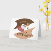 マイコーヒーレトロジャワ カード (黄色い花)