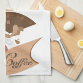 マイコーヒーレトロジャワ キッチンタオル (四つ折り)