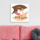 マイコーヒーレトロジャワ キャンバスプリント (インサイチュ (リビング))