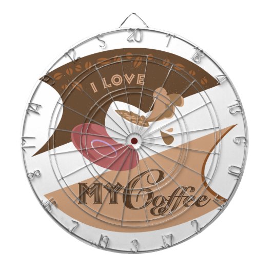 マイコーヒーレトロジャワ ダーツボード (正面)