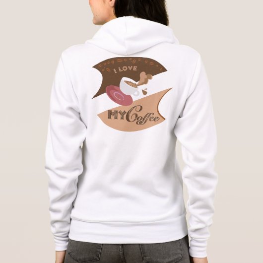 マイコーヒーレトロジャワ パーカ (裏面)