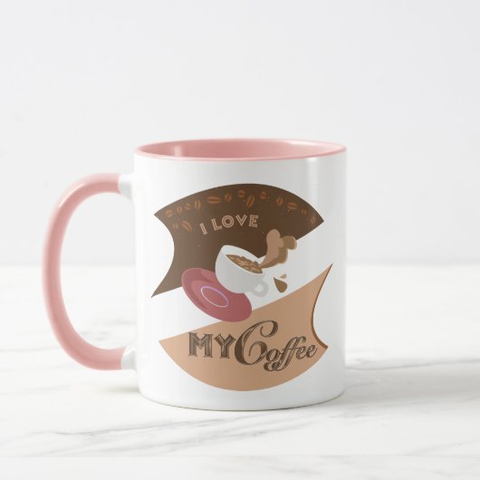 マイコーヒーレトロジャワ マグカップ (左)