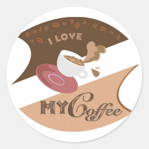 マイコーヒーレトロジャワ ラウンドシール