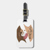 マイコーヒーレトロジャワ ラゲッジタグ (正面縦)