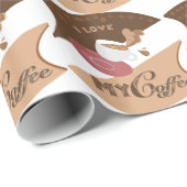 マイコーヒーレトロジャワ ラッピングペーパー (ロールコーナー)