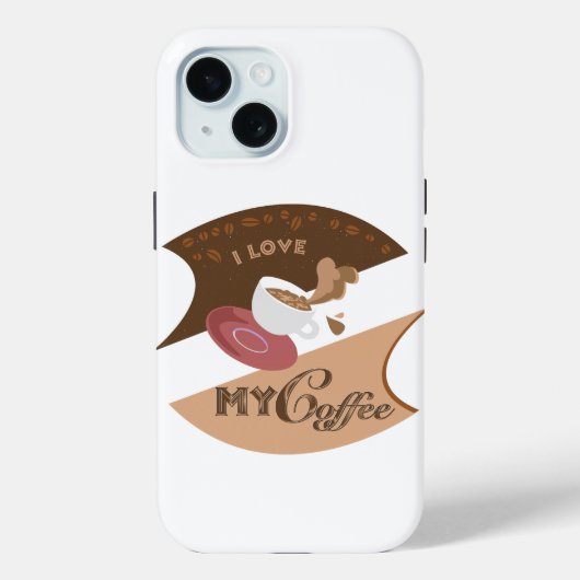 マイコーヒーレトロジャワ Case-Mate iPhoneケース (裏面)