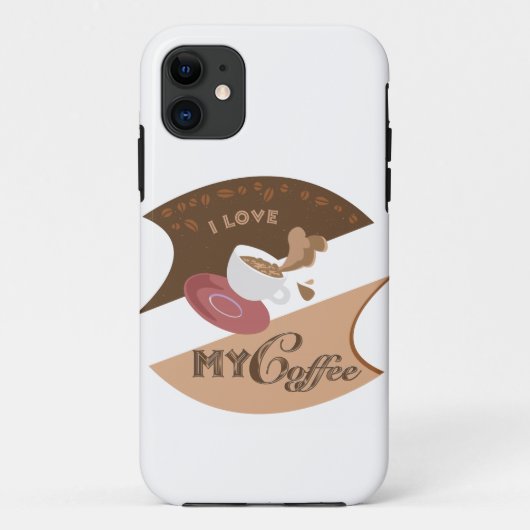 マイコーヒーレトロジャワ Case-Mate iPhoneケース (裏面)