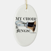 マイコーラスリングや輪 セラミックオーナメント (右)