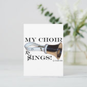 マイコーラスリングや輪 ポストカード (スタンド正面)